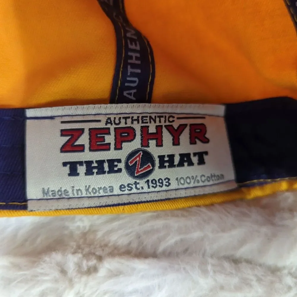 Zephyr LSU Tigers Yellow And Purple Baseball‎ Hat Adjustable Closure